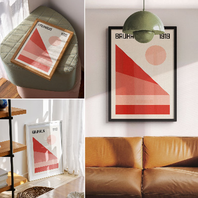 Poszter nyomtatás Geometrikus kompozíció modern minimalizmus