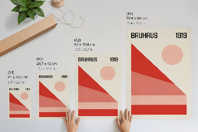 Poszter nyomtatás Geometrikus kompozíció modern minimalizmus