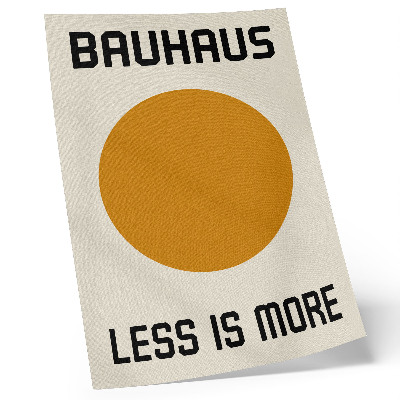 Poszter Minimalizmus kör Bauhaus krém háttér