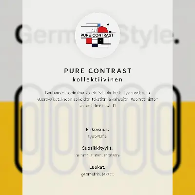Poszter nyomtatás a Bauhaus stílusú geometrikus mintával
