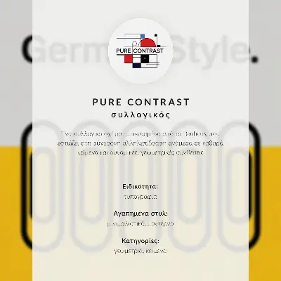 Poszter nyomtatás a Bauhaus stílusú geometrikus mintával