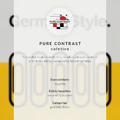 Poszter nyomtatás a Bauhaus stílusú geometrikus mintával