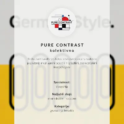 Poszter nyomtatás a Bauhaus stílusú geometrikus mintával