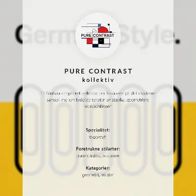 Poszter nyomtatás a Bauhaus stílusú geometrikus mintával