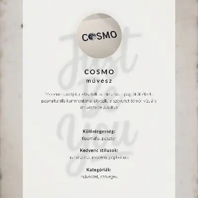 Poszter minimalista feliratú, kontrasztos motívummal