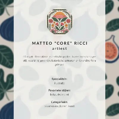 Retro plakát élénk színekkel és virágmintával