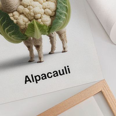 Poszter nyomtatás Az alpaka és a karfiol szokatlan kombinációja