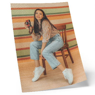Poszter Retro inspiráció pozitív vibrafon vízszintes csíkok