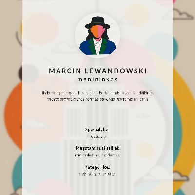 Retro plakát Egy dinamikus város, tele élénk színekkel