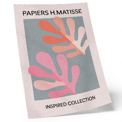 Poszter Matisse színes ihlette geometrikus levelek
