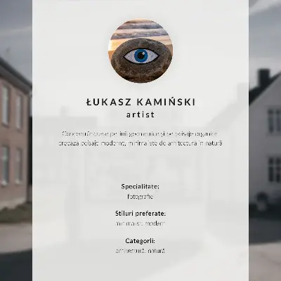 Poszter nyomtatás idilli fa kioszk világos épületekkel