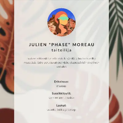 Poszter nyomtatás hullámokat, zöld dombokat és pasztellszínű égboltot ábrázoló mintával