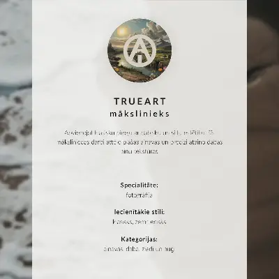 Poszter színes fák a tóparton őszi hangulatban