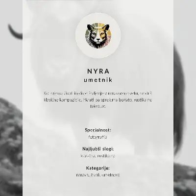 Poszter nyomtatás minimalista ló portré természetes szépség és elegancia stílusban