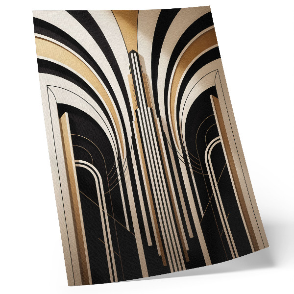 Poszter Modern boltívek Elegancia Art Deco Kontraszt