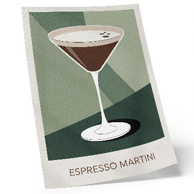 Poszter nyomtatás Modern martini zöld, bézs és fehér színben