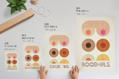 Poszter nyomtatás Boobhaus Bauhaus stílusú grafika