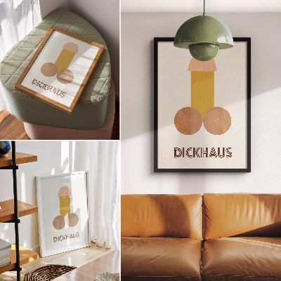 Poszter Dickhaus Bauhaus stílusú grafikák