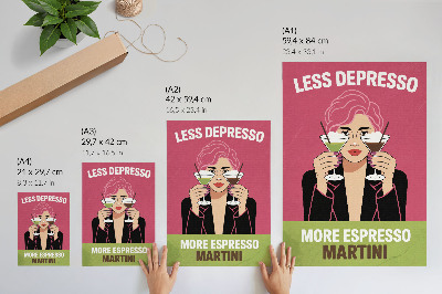 Poszter nyomtatás Kontrasztos színek pop art dinamikus stílusban