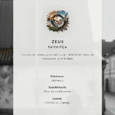Poszter nyomtatás keskeny utca kőépületekkel, meleg árnyalatokban