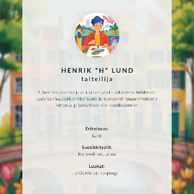 Poszter nyomtatás Bérházak, lufik, vitorlások, színes hangulat