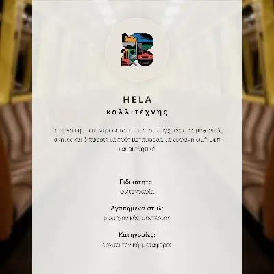 Geometrikus mintájú modern poszter harmónia designnal