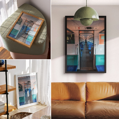 Poszter Modern belső geometrikus design harmónia