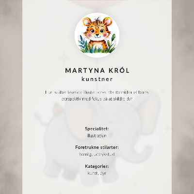 Poszter tigris grafikus stílusban, intenzív színekkel