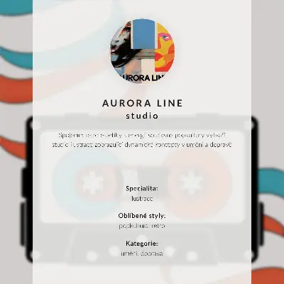 Poszter nyomtatás minimalista retro villamos mintával