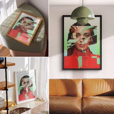 Poszter A pop art modernitásának töredezett képe