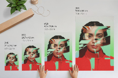 Poszter A pop art modernitásának töredezett képe