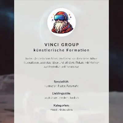 Poszter nyomtatás futurisztikus figura fényes elemekkel és intenzív színekkel