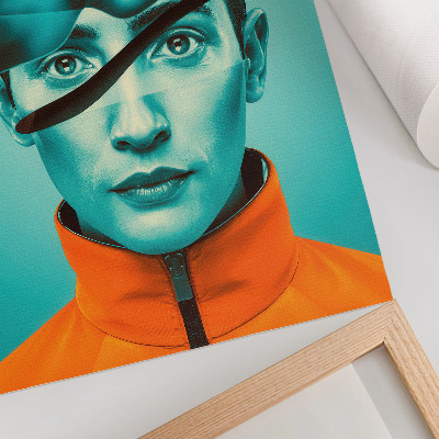 Poszter nyomtatás Kontrasztos színek, szürrealizmus, dinamikus formák