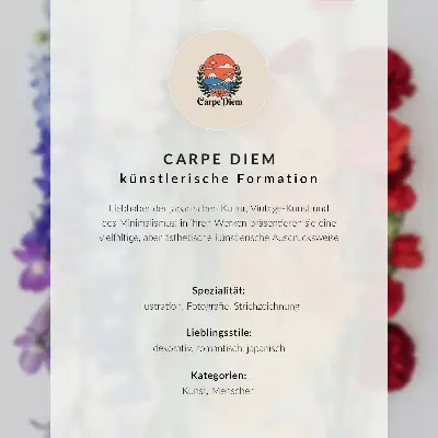 Ezüst hajú sárkány retró plakát finom részletekkel