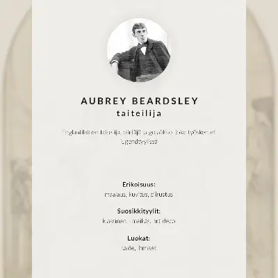 Retro plakát Aubrey Beardsley A Herald vizsgálata Arisztophanész Lüszisztratája alapján című alkotása