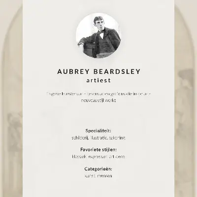 Retro plakát Aubrey Beardsley A Herald vizsgálata Arisztophanész Lüszisztratája alapján című alkotása