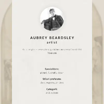 Retro plakát Aubrey Beardsley A Herald vizsgálata Arisztophanész Lüszisztratája alapján című alkotása