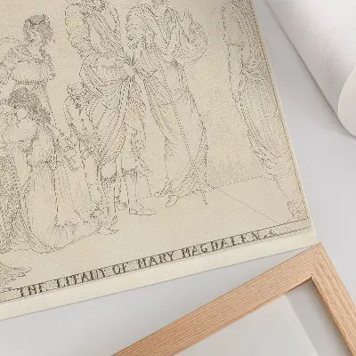Poszter nyomtatás Aubrey Vincent Beardsley: Mária Magdolna litániája