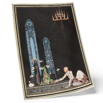 Poszter nyomtatás Kay Nielsen illusztrációja Aubrey Beardsley 