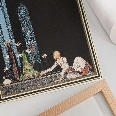 Poszter nyomtatás Kay Nielsen illusztrációja Aubrey Beardsley 