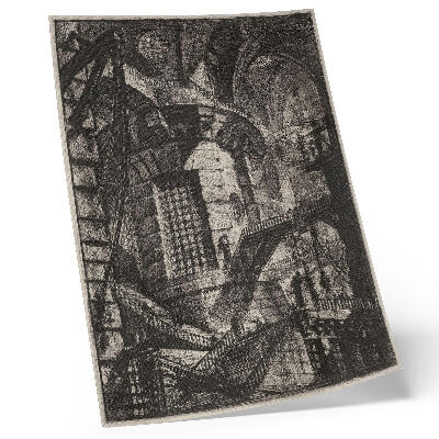 Retro plakát A kerek torony (1780-as évek) – Giovanni Battista Piranesi