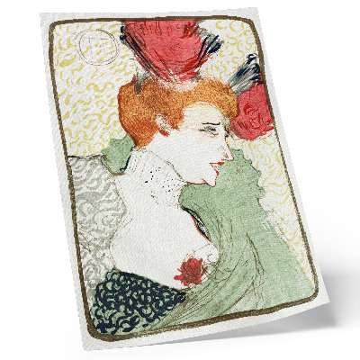 Poszter nyomtatás Lender kisasszony mellszobra (1895), Henri de Toulouse–Lautrec nagy felbontású nyomata