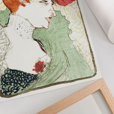 Poszter nyomtatás Lender kisasszony mellszobra (1895), Henri de Toulouse–Lautrec nagy felbontású nyomata