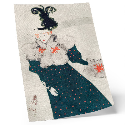 Poszter nyomtatás La revue blanche (1895) nagy felbontású nyomat, Henri de Toulouse-Lautrec