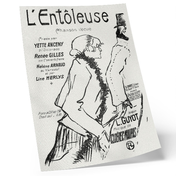 Poszter Szegény utcai vándor! (1893) metszet, Henri de Toulouse-Lautrec