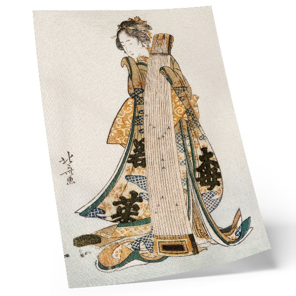 Poszter nyomtatás Japán Hokusai (1760-1849) vintage ukiyo-e stílusban