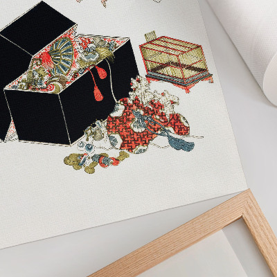 Poszter Hokusai japán ékszerdoboza (1822)