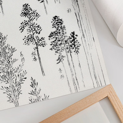 Retro plakát Hokusai fenyői (1800-1900) – vintage japán fametszet