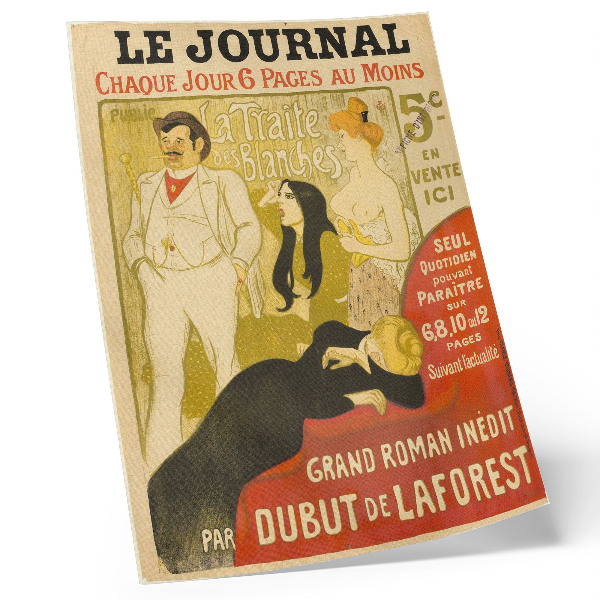 Poszter La Traite des Blanches, Théophile-Alexandre Pierre Steinlen