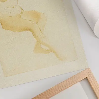 Retro plakát nő a haját igazgatja háromnegyedes nézetben, Théophile-Alexandre Pierre Steinlen alkotása